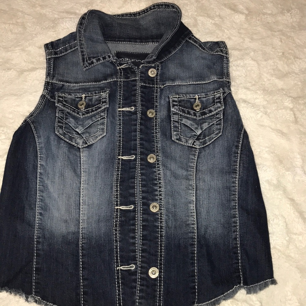 jean jacket vest